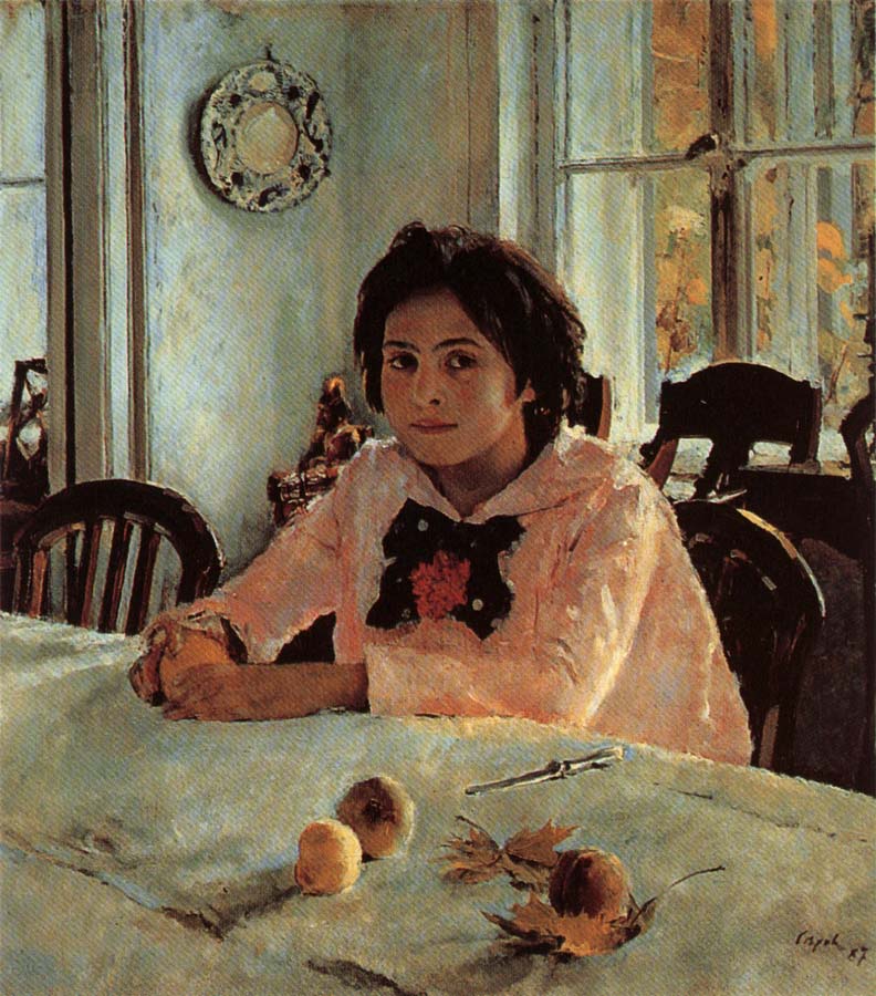 Girl With Peaches